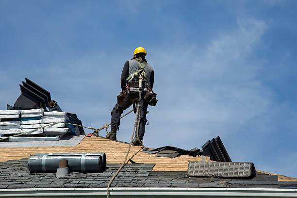 Professional Gutter Installation technician working in Overland Park, KS